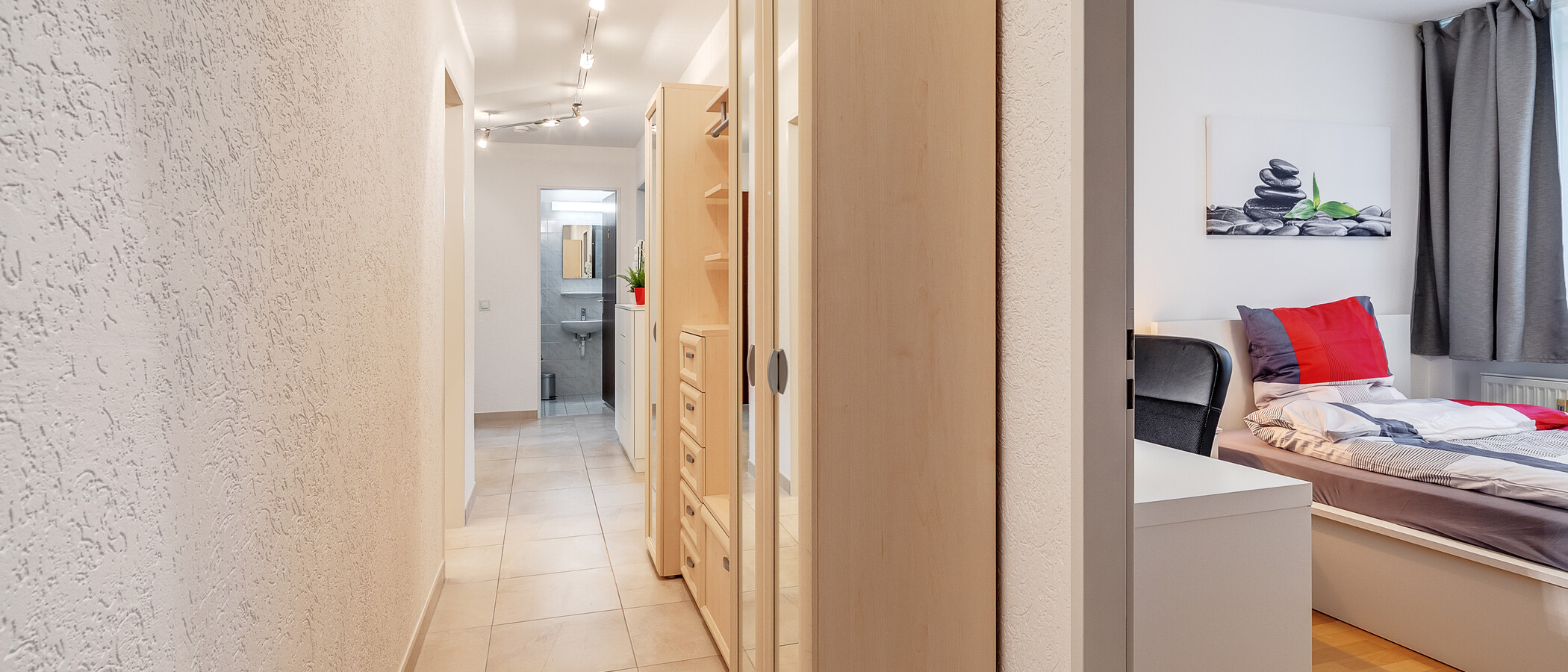 Düz München Oberföhring 03 Koridor/koridor geçidi 11585