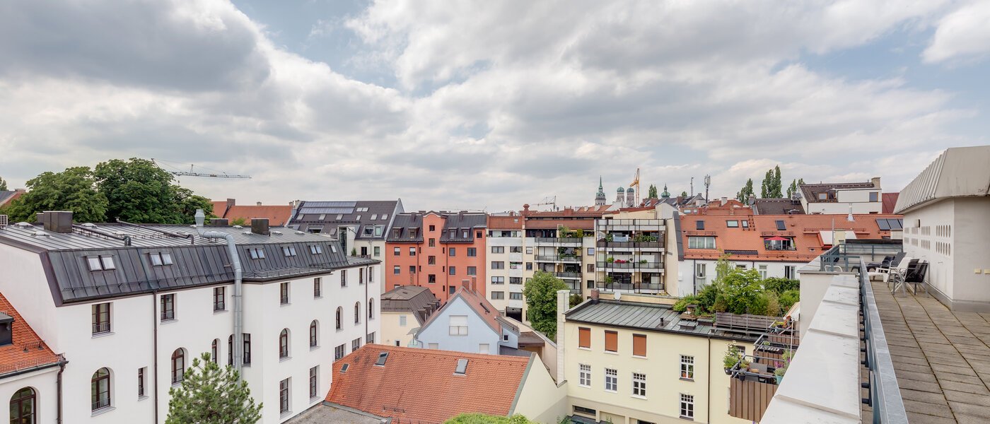 Ploché München Gärtnerplatzviertel 04 Společná terasa  11662