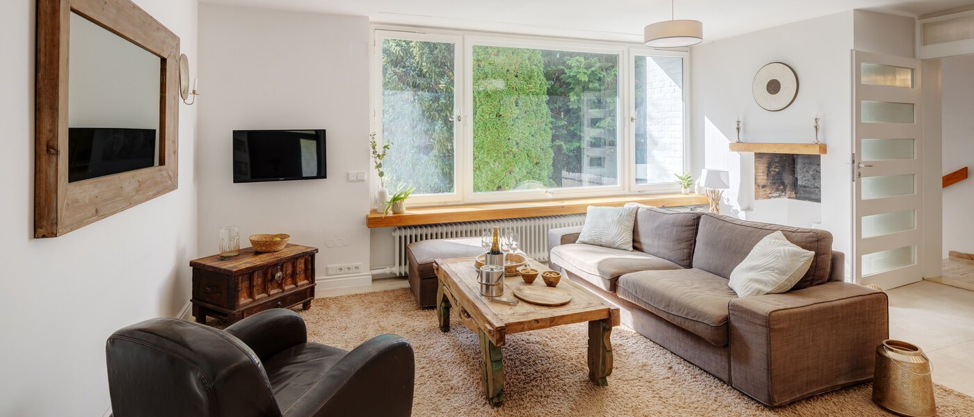 가든 플랫 Feldafing 02 거실 공간 11698