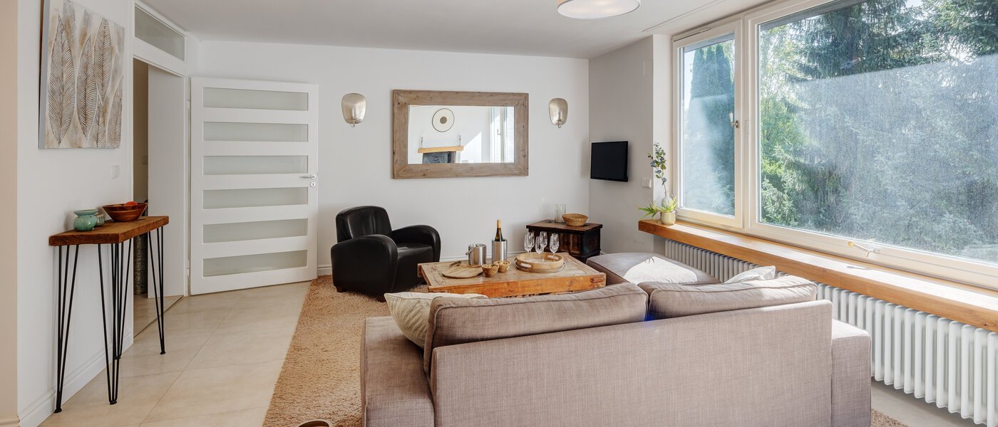 가든 플랫 Feldafing 04 거실 공간 11698