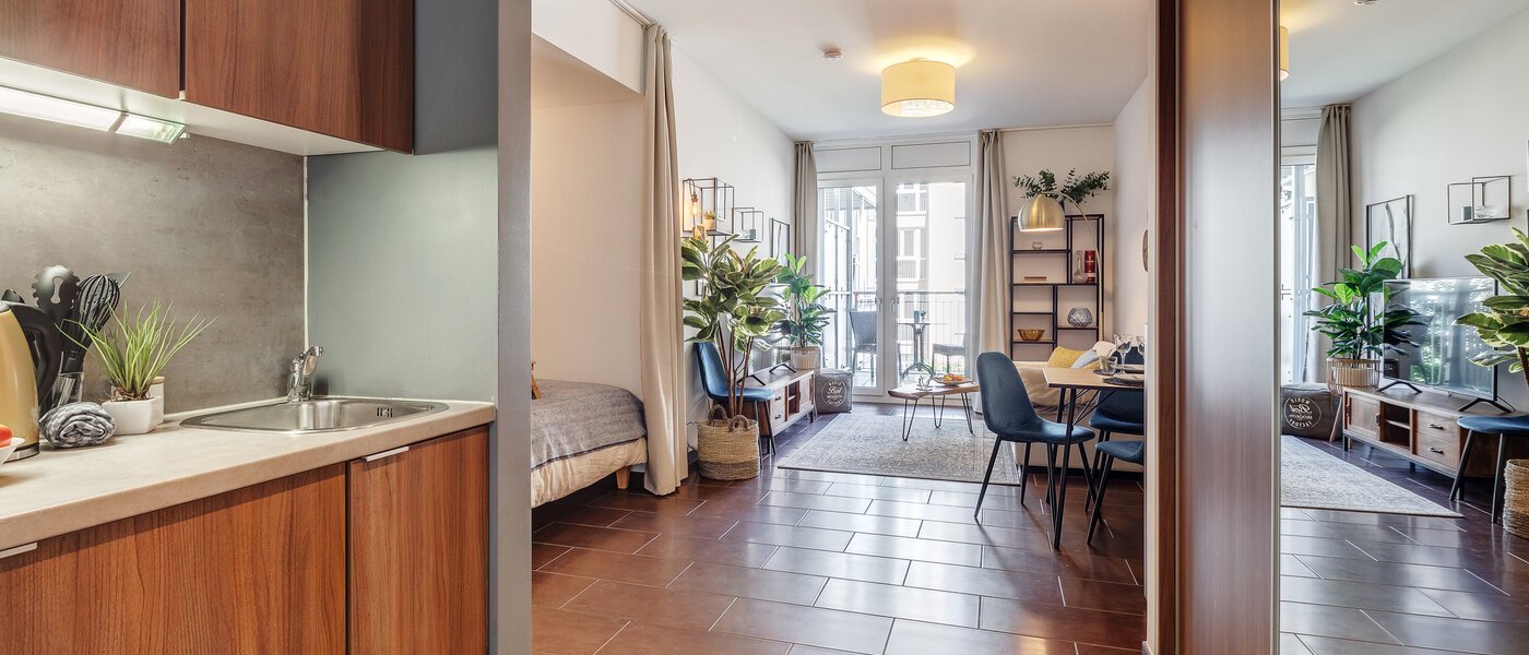 Ploché München Ludwigsvorstadt 01 Chodba/chodba 11715