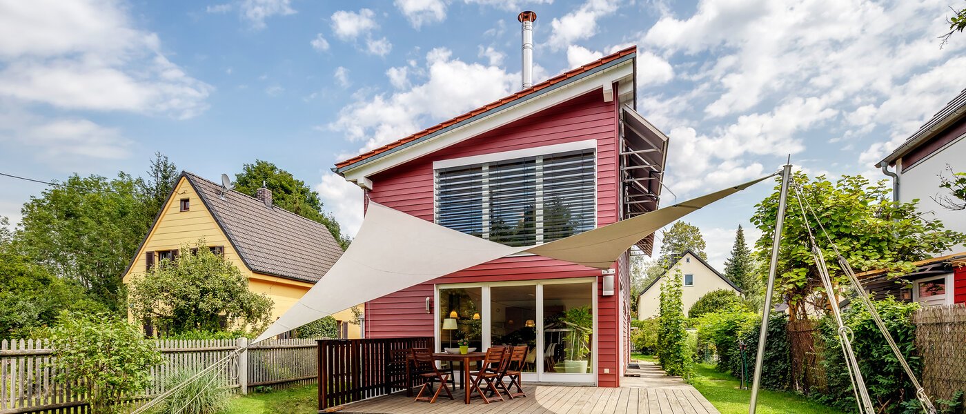 Önálló ház München Fasanerie 01 Kert 11740