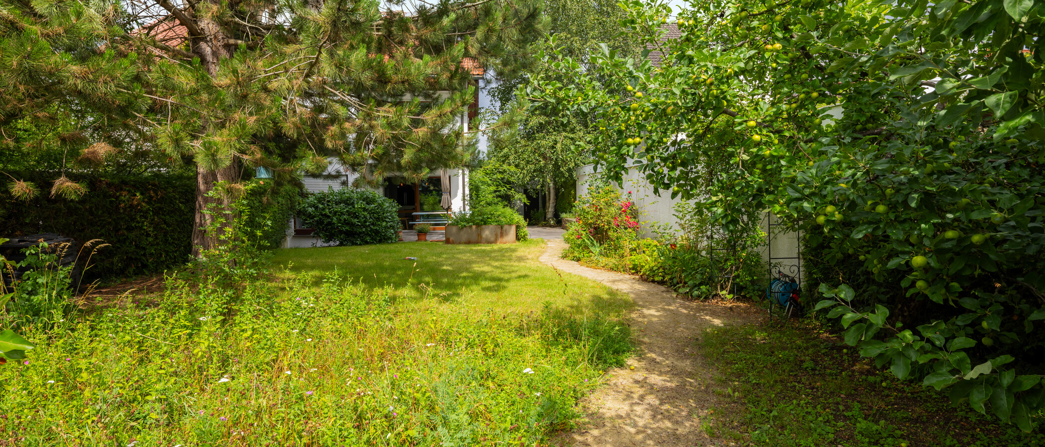 Casa geminada München Harlaching 02 Jardim 11748