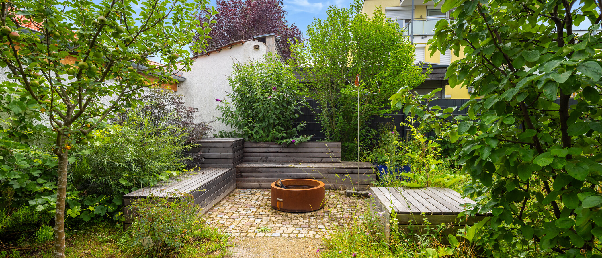 Casa geminada München Harlaching 04 Jardim 11748