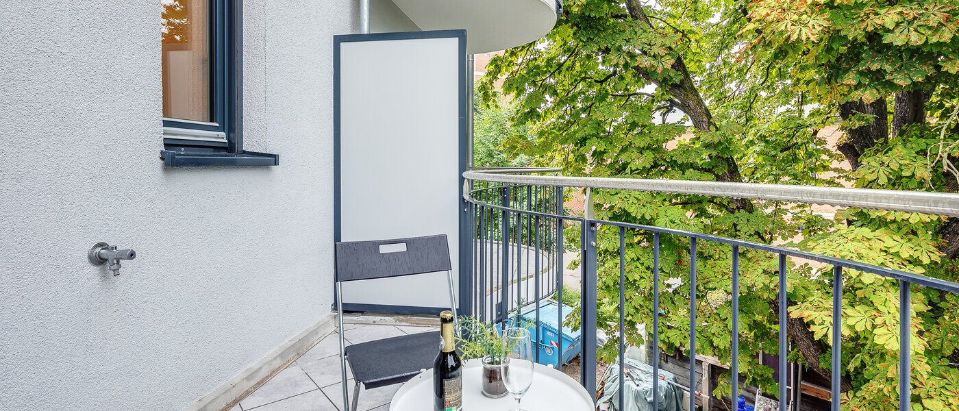 Flat München Milbertshofen 02 Balkong 11770