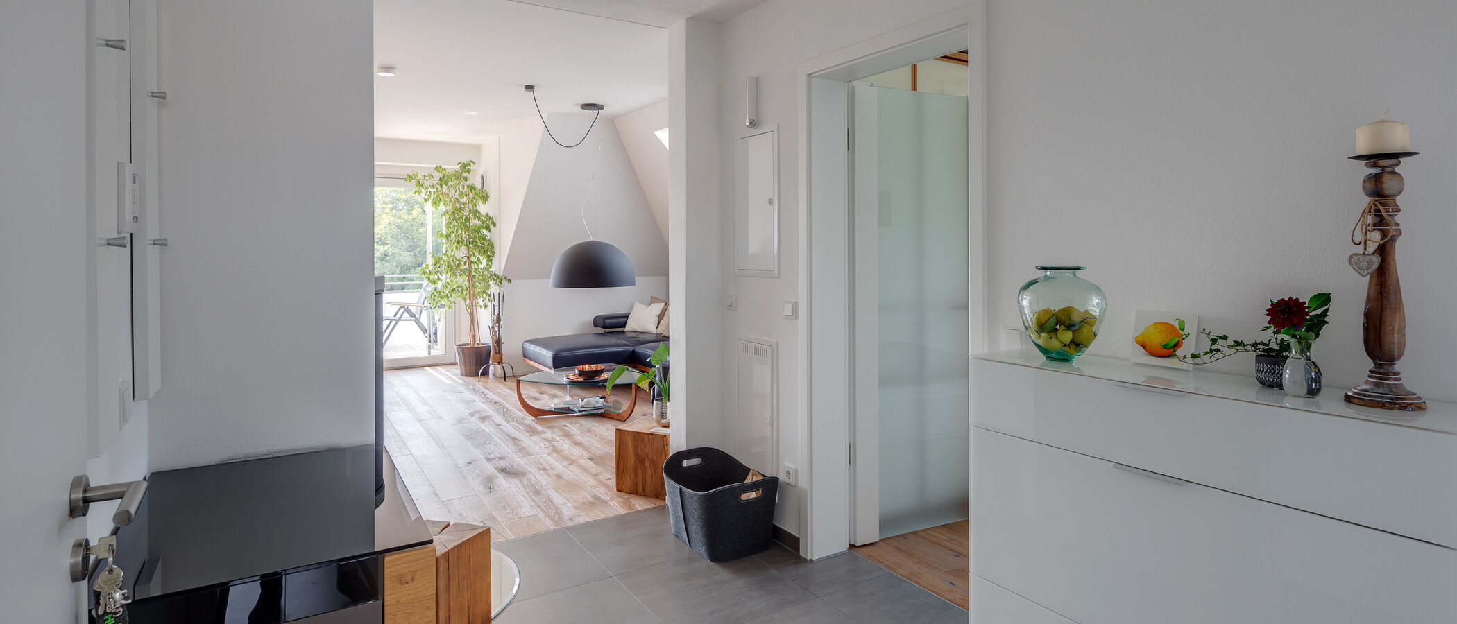 Podkrovní byt München Großhadern 02 Chodba/chodba 11784