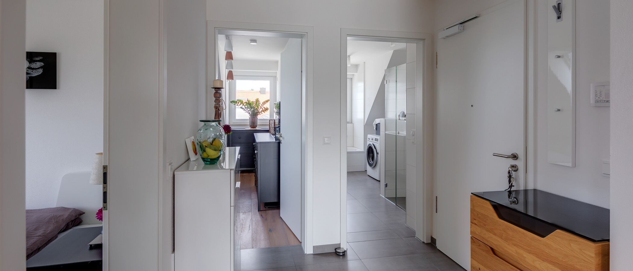 Podkrovní byt München Großhadern 03 Chodba/chodba 11784