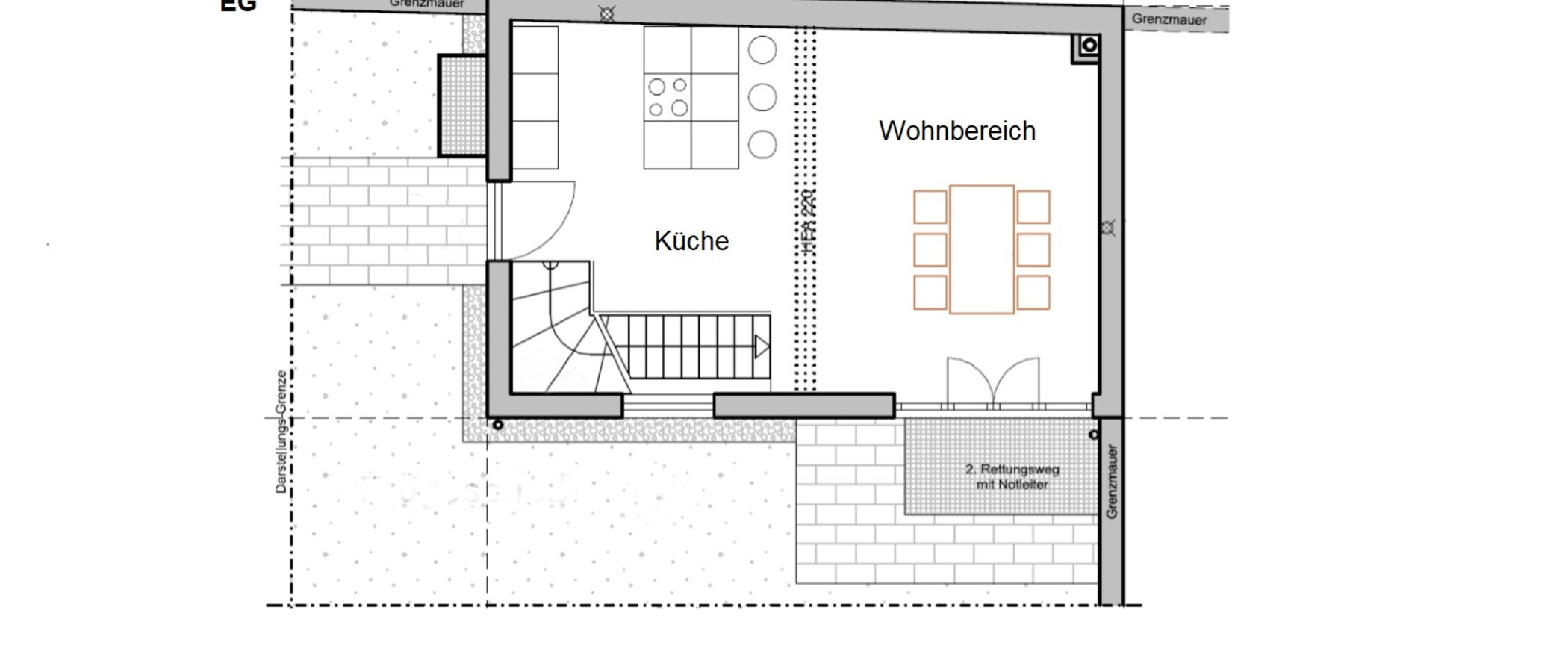 Maisonette-lejlighed München Westend 01 Grundplan 11814