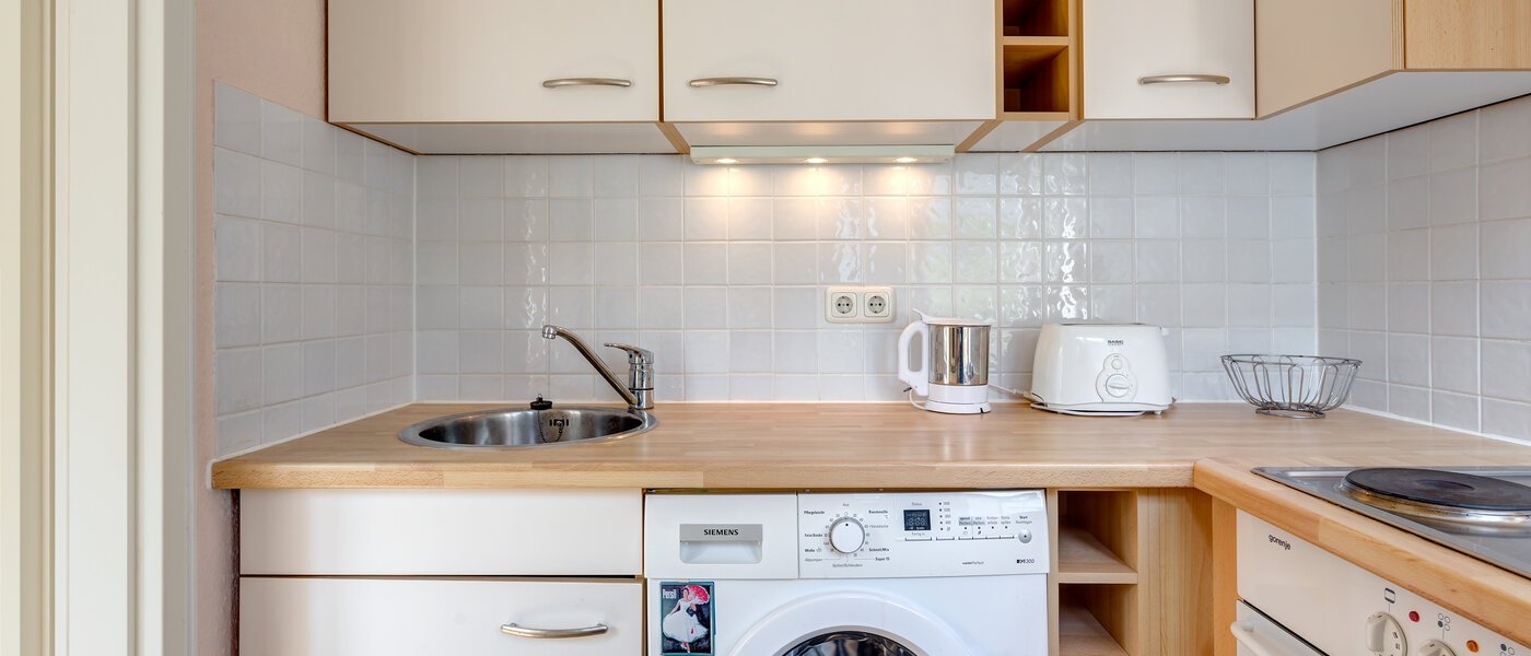 Плосък München Schwabing-West (rund um den Hohenzollernplatz) 02 Кухня 1187