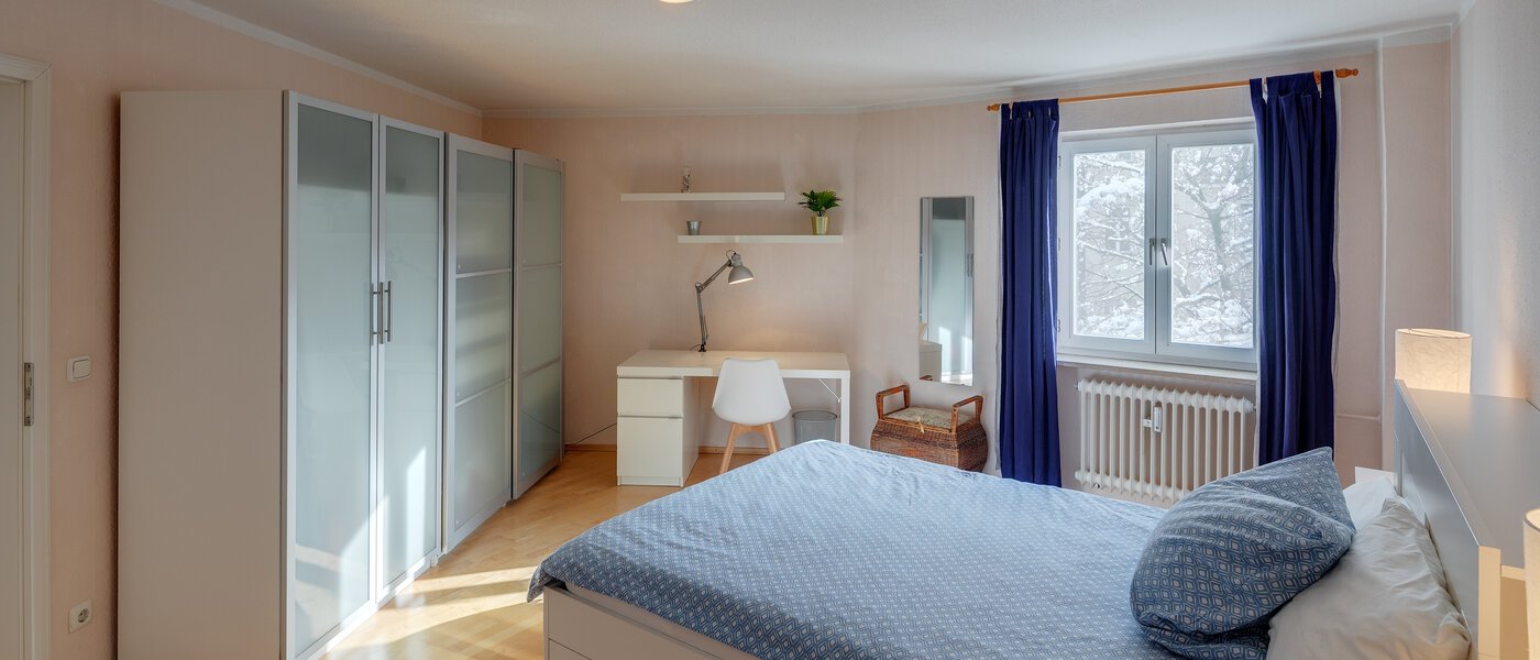 Плосък München Schwabing-West (rund um den Hohenzollernplatz) 04 Спалня 1187