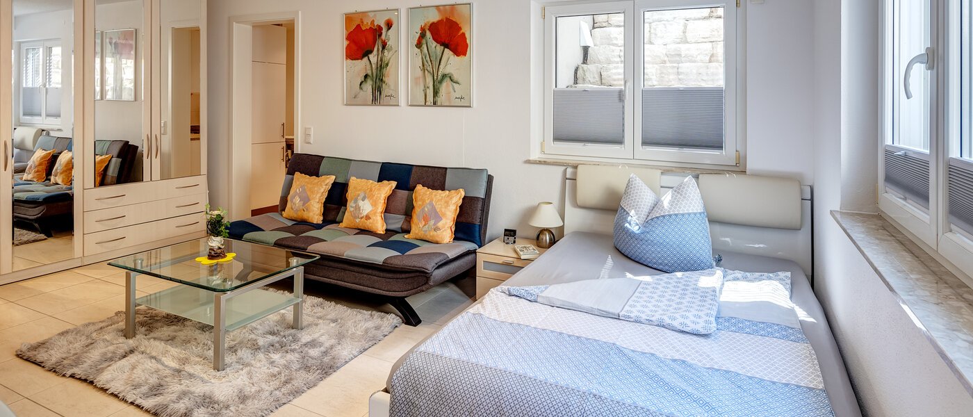 Kletno stanovanje Haar 01 Prostor za spanje 11871