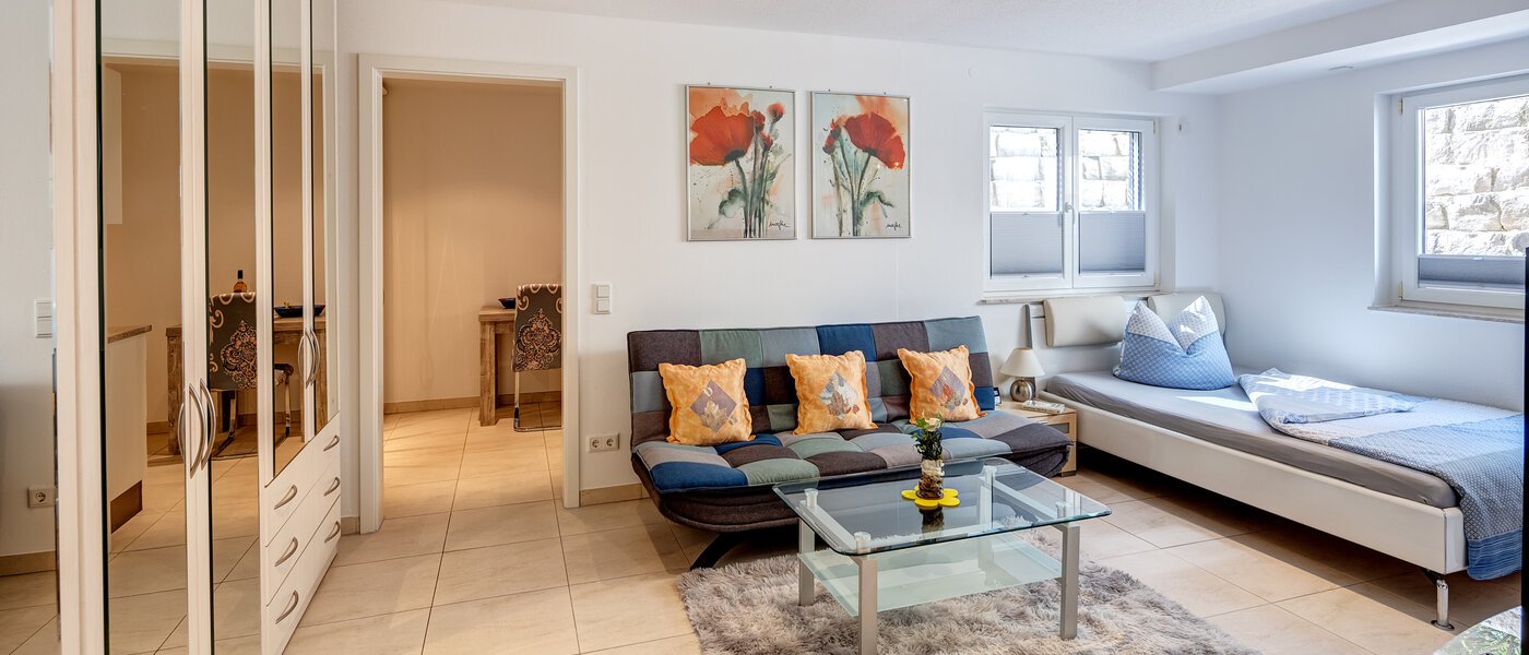 Kletno stanovanje Haar 01 Dnevni prostor 11871