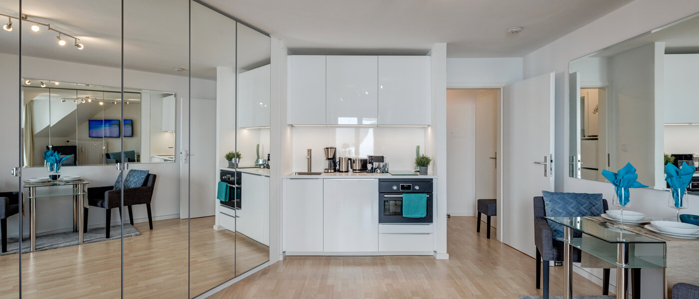 다락방 평면 München Obergiesing 03 거실 공간 11915