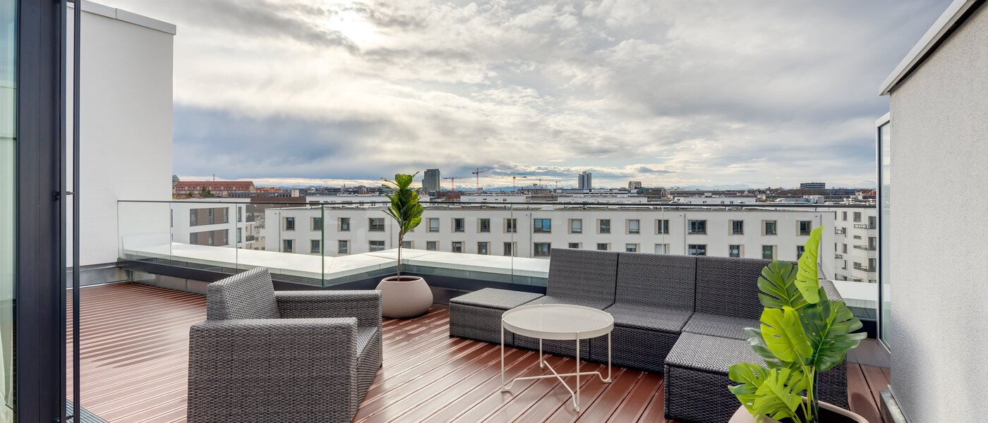 Plano München Neuhausen 01 Terraço no telhado 11921