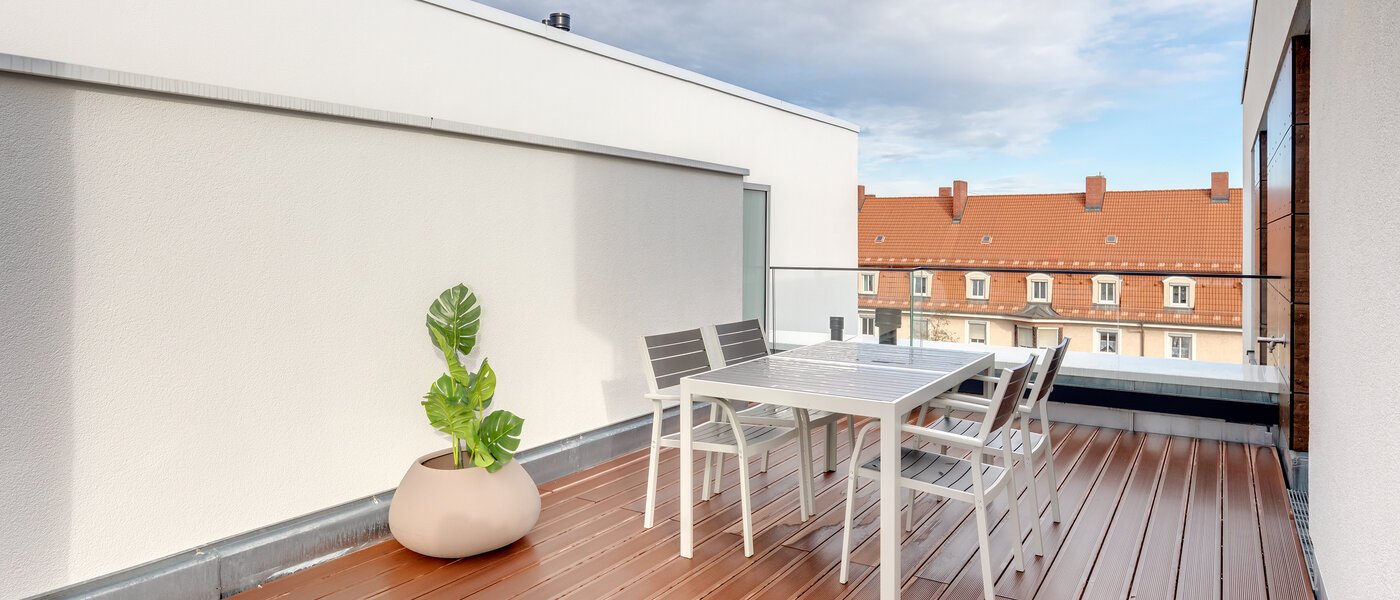 Plano München Neuhausen 03 Terraço no telhado 11921