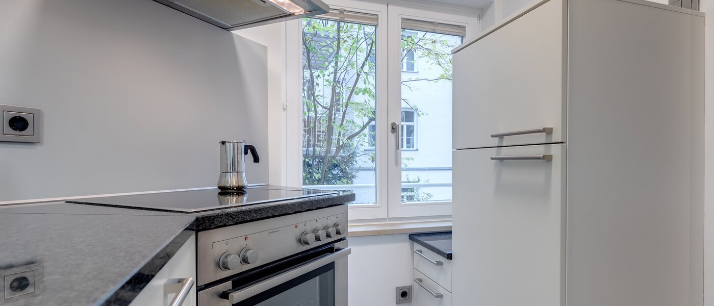 Διαμέρισμα μεζονέτας München Schwabing-West (rund um den Hohenzollernplatz) 02 Κουζίνα 11944