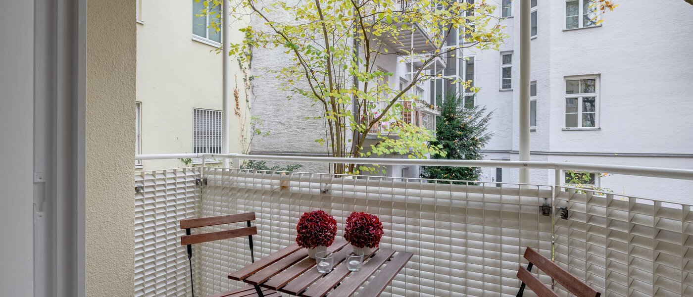 Διαμέρισμα μεζονέτας München Schwabing-West (rund um den Hohenzollernplatz) 01 Μπαλκόνι 11944