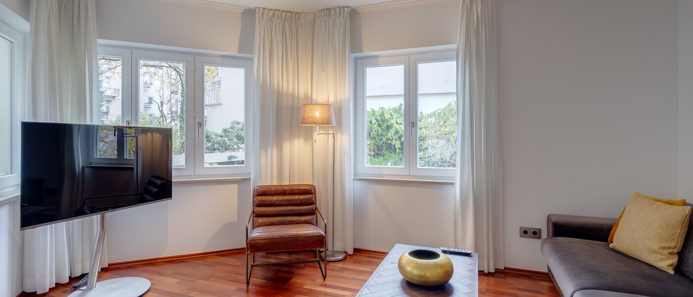 Διαμέρισμα μεζονέτας München Schwabing-West (rund um den Hohenzollernplatz) 04 Καθιστικό 11944