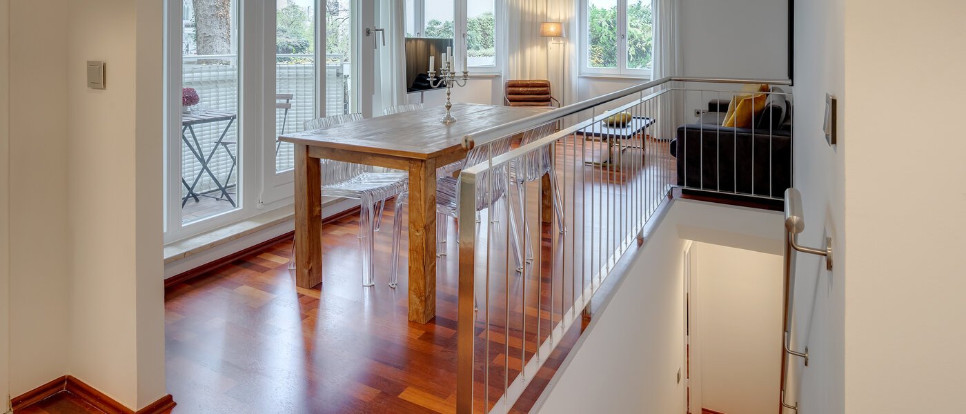 Διαμέρισμα μεζονέτας München Schwabing-West (rund um den Hohenzollernplatz) 05 Καθιστικό 11944