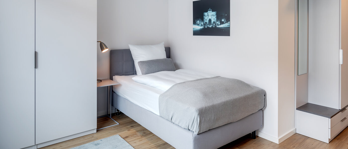 Düz München Milbertshofen 01 Uyku alanı 11976