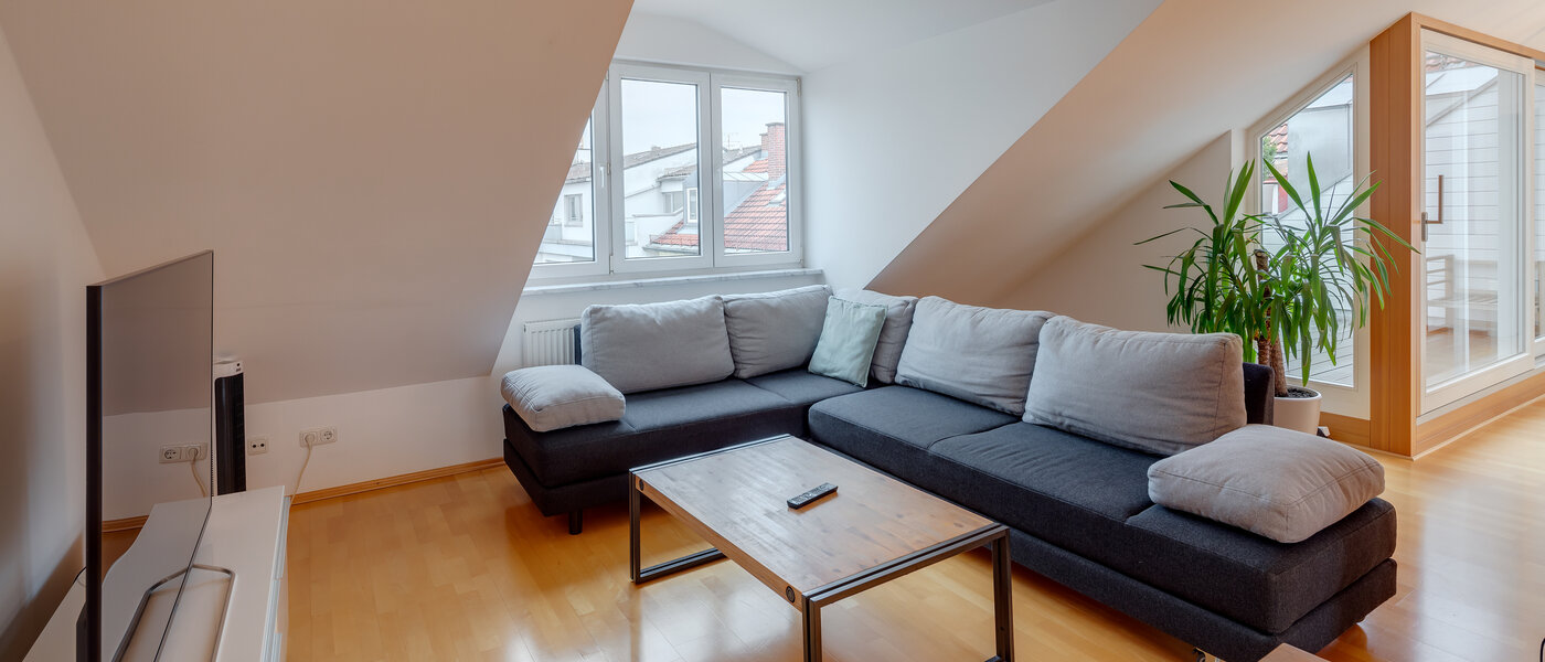 Flat München Milbertshofen 02 Stue og oppholdsrom 11984