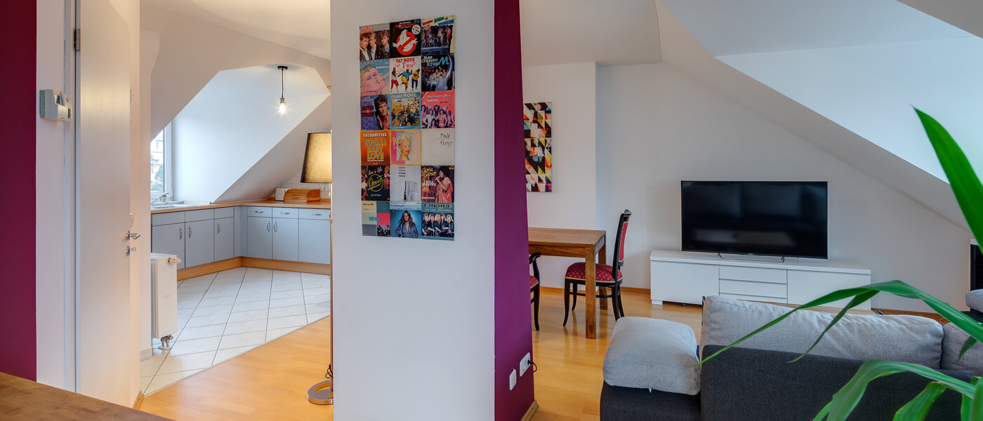 Flat München Milbertshofen 05 Stue og oppholdsrom 11984