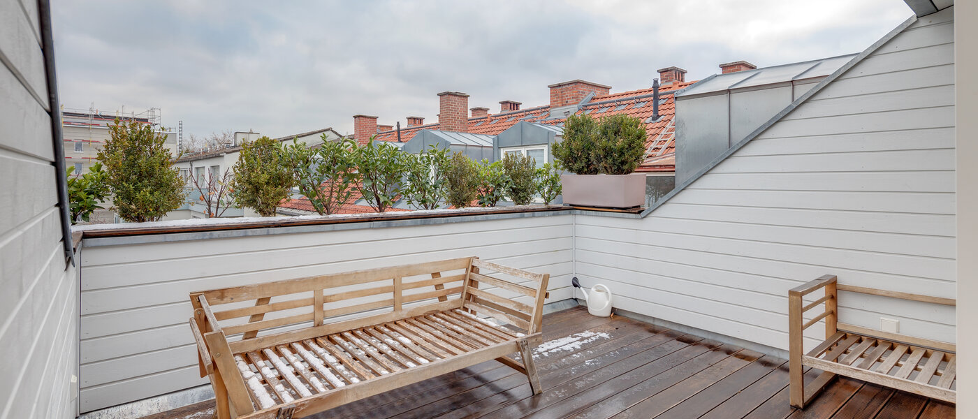 Flat München Milbertshofen 01 Takterrasse 11984