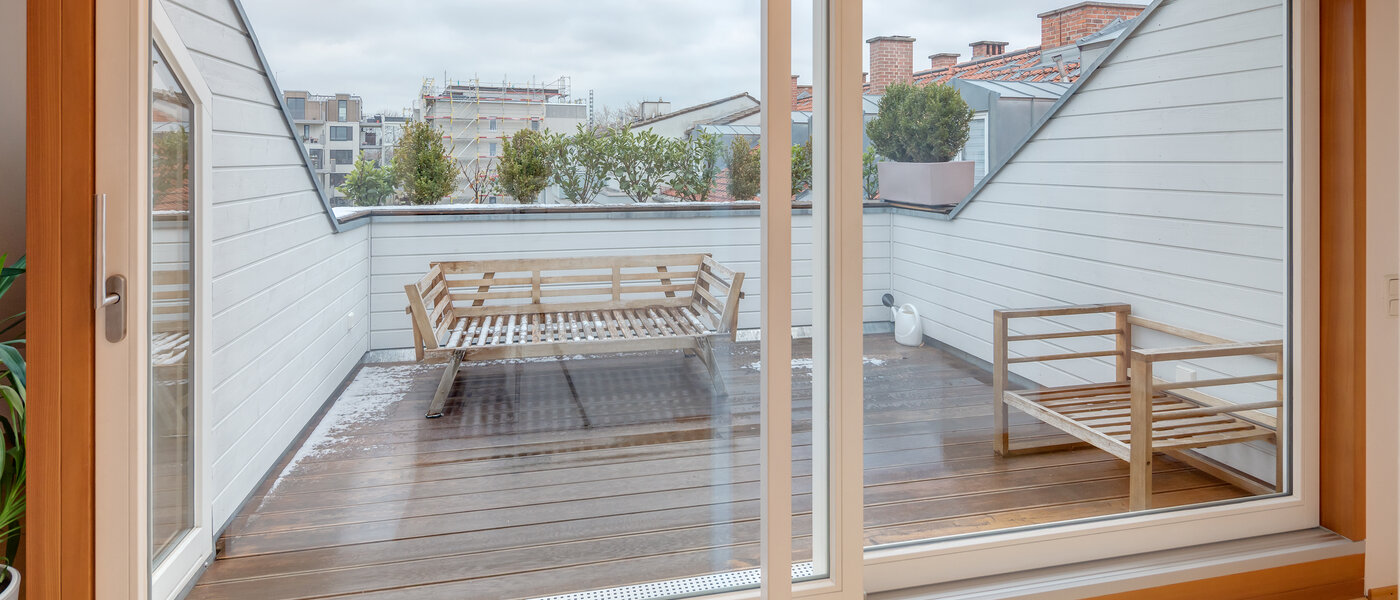 Flat München Milbertshofen 02 Takterrasse 11984