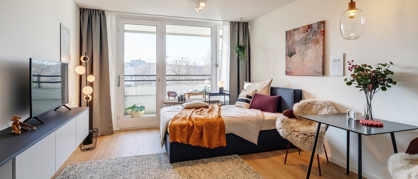 Flat München Haidhausen 01 Stue og oppholdsrom 12031