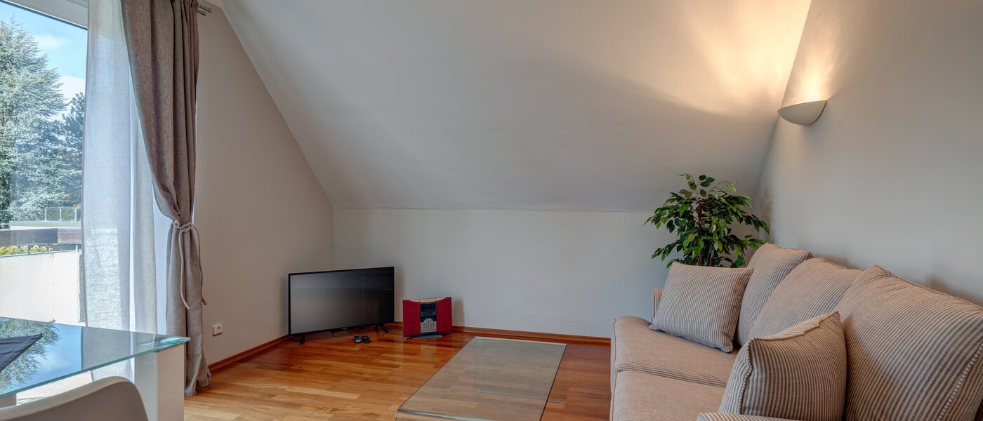 Zolder flat München Oberföhring 03 Woonkamer 1205