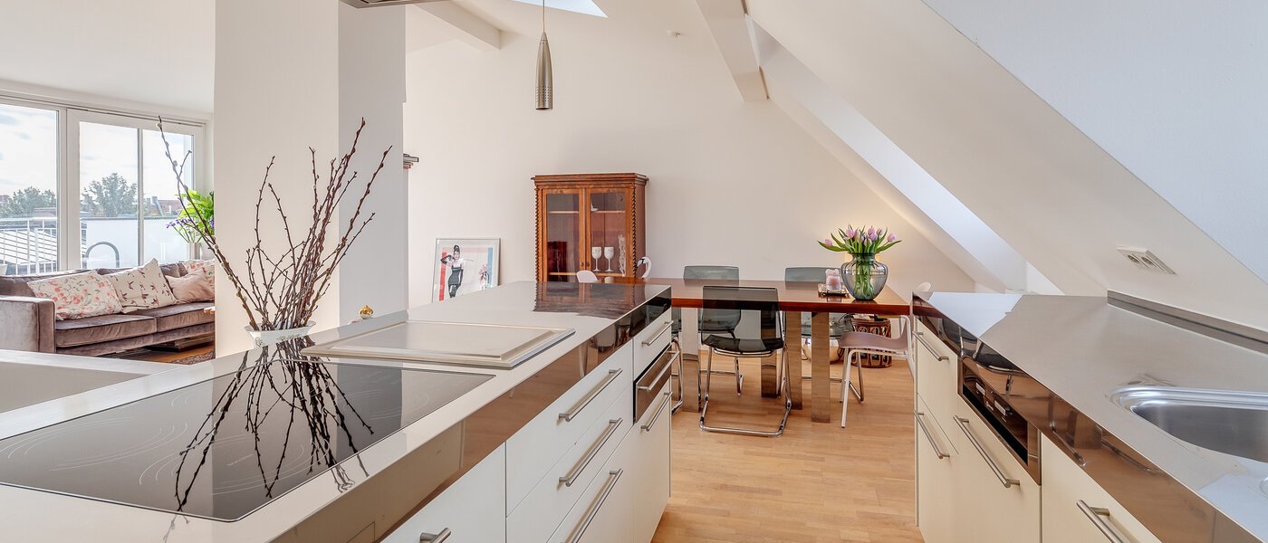 Mezonetový byt München Ludwigsvorstadt 01 Kuchyně 12126