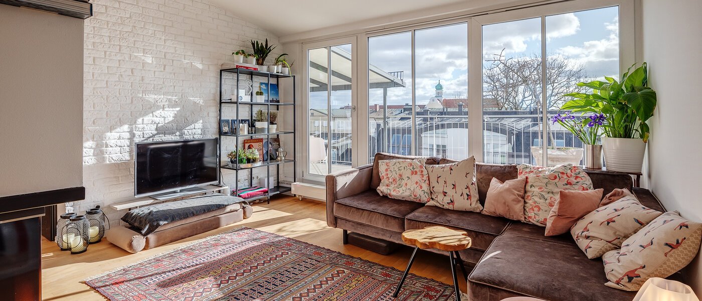 Mezonetový byt München Ludwigsvorstadt 01 Obývací prostor 12126