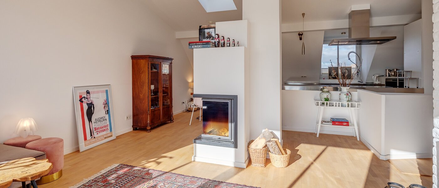 Mezonetový byt München Ludwigsvorstadt 03 Obývací prostor 12126