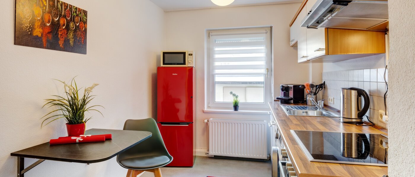 Плосък München Maxvorstadt - Museumsviertel 01 Кухня 1215