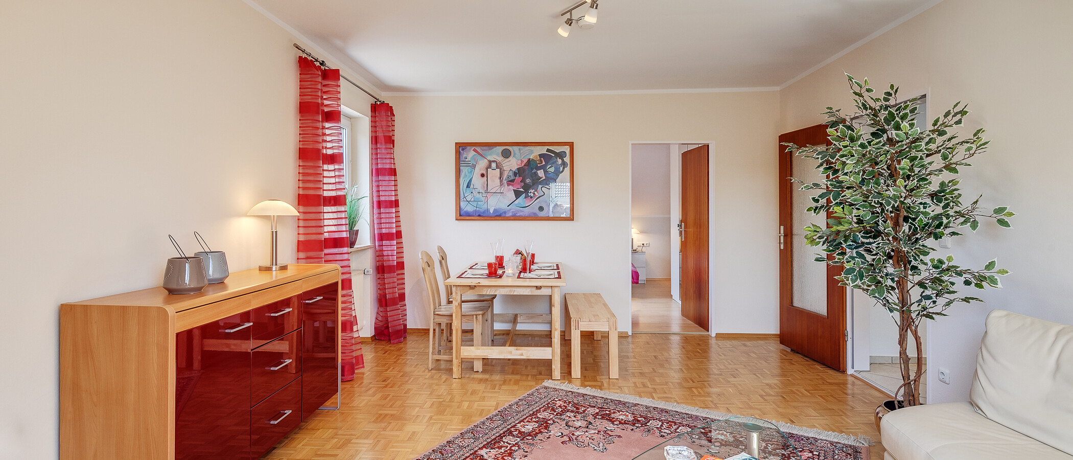 Podkrovný byt München Waldperlach 04 Obývacia časť 12208