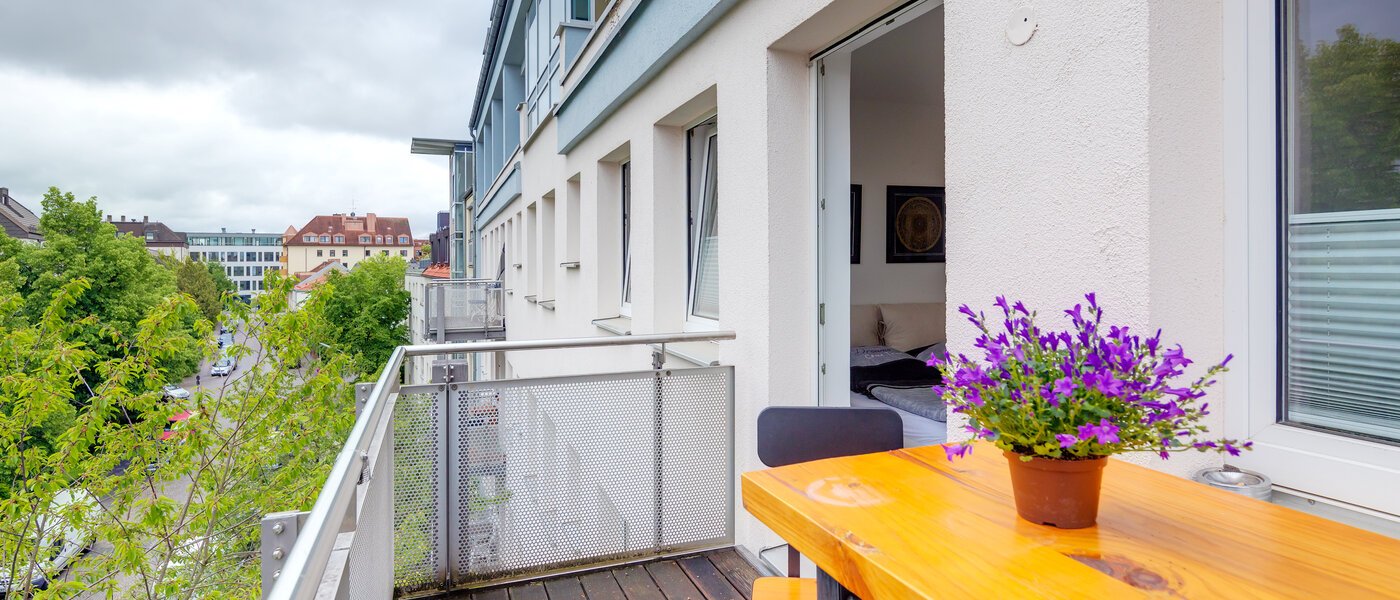 Flat München Westpark 01 Balkong 12215