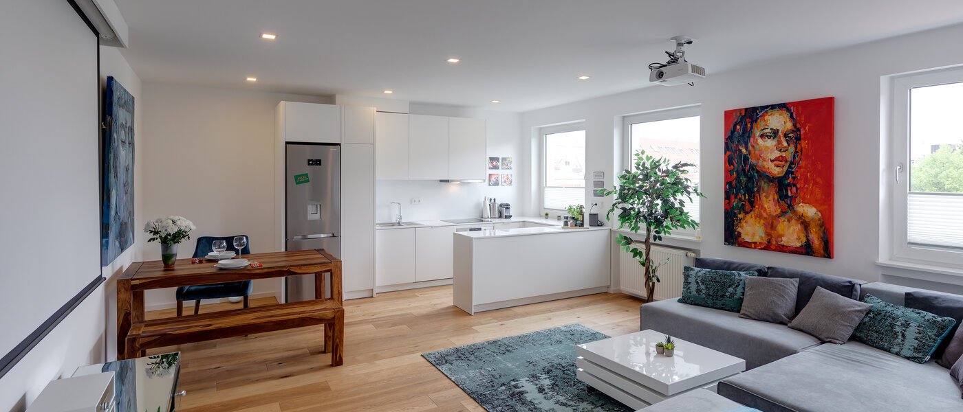 Flat München Westpark 01 Stue og oppholdsrom 12215