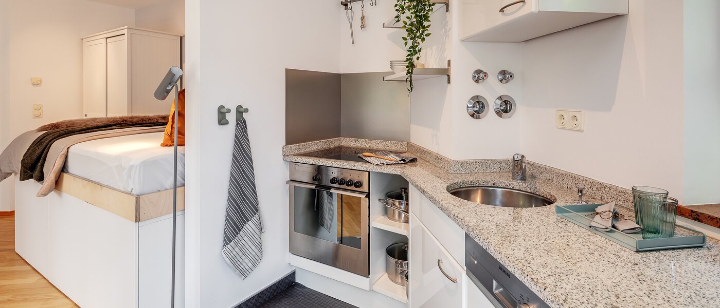 플랫 München Schwabing 03 주방 12216