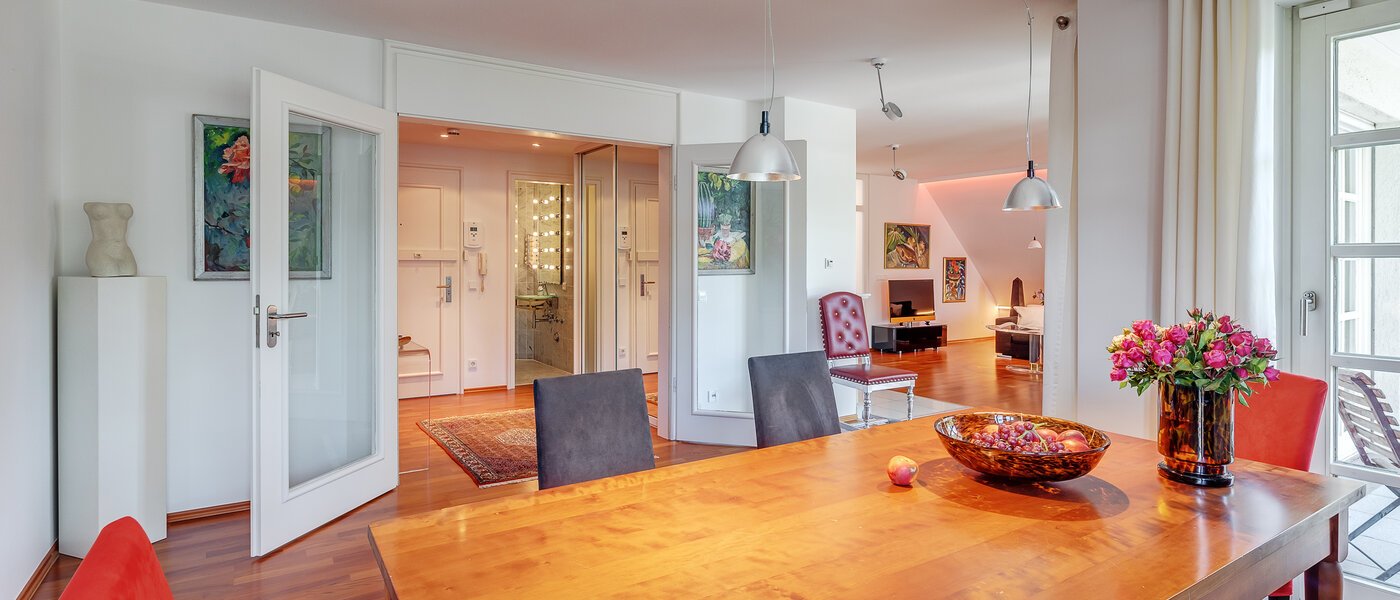 Düz München Herzogpark 01 Yemek alanı 12265