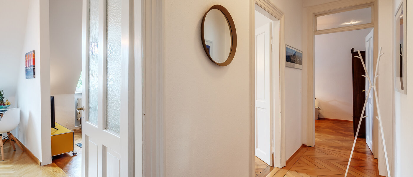 Düz München Gärtnerplatzviertel 01 Koridor/koridor geçidi 12286