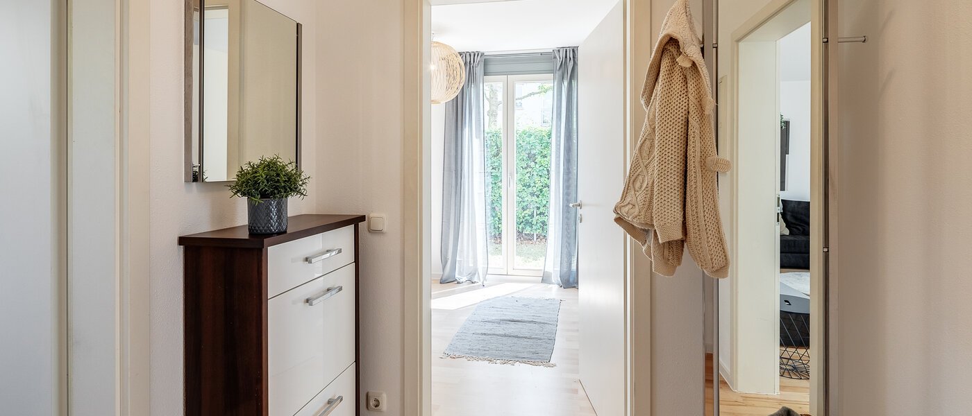 Tuin appartement München Messestadt Riem 01 Gang/hal 12287