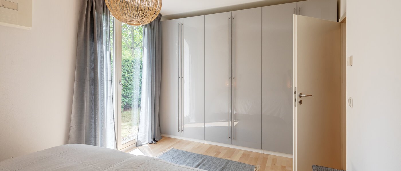 Tuin appartement München Messestadt Riem 02 Slaapkamer 12287