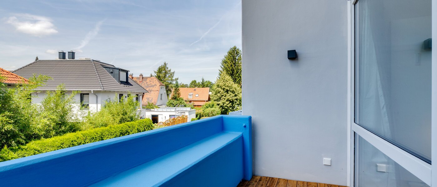 Maisonette daire München Moosach 01 Balkon 12293