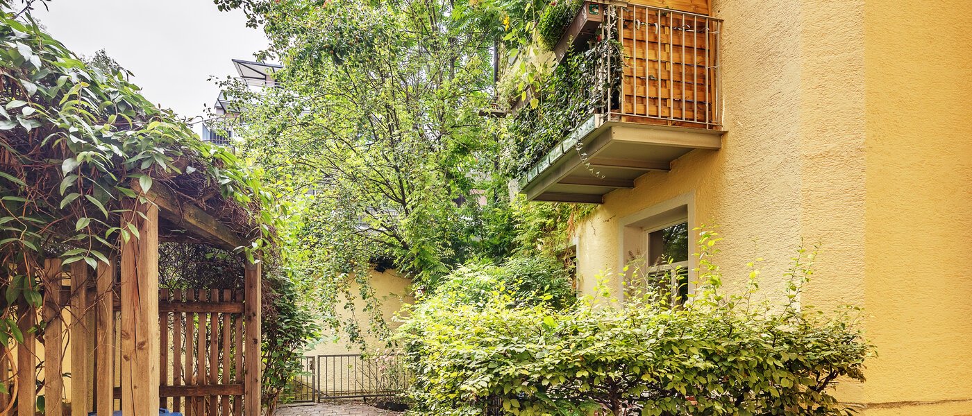 Apartamento maisonette München Maxvorstadt 01 Pátio interior 12304