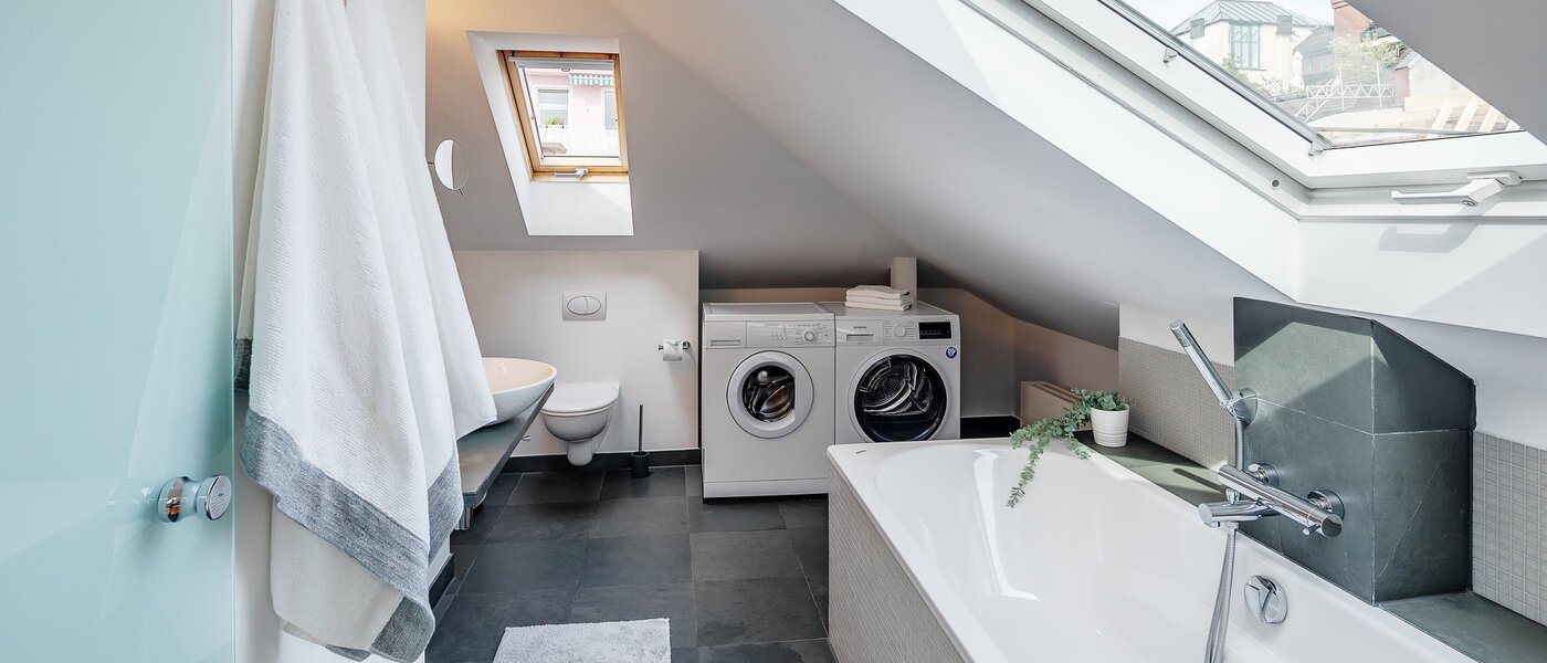 Apartamento maisonette München Maxvorstadt 03 1ª casa de banho 12304