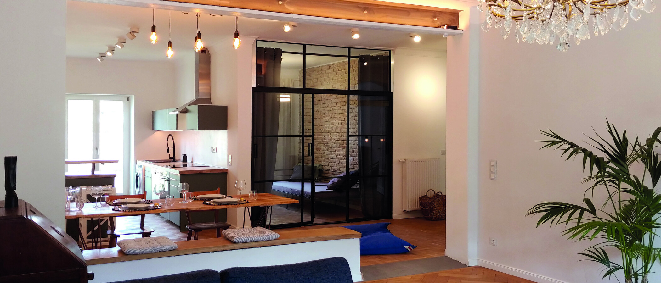 Ploché München Schwabing 01 Pracovna/pokoj pro hosty 12306