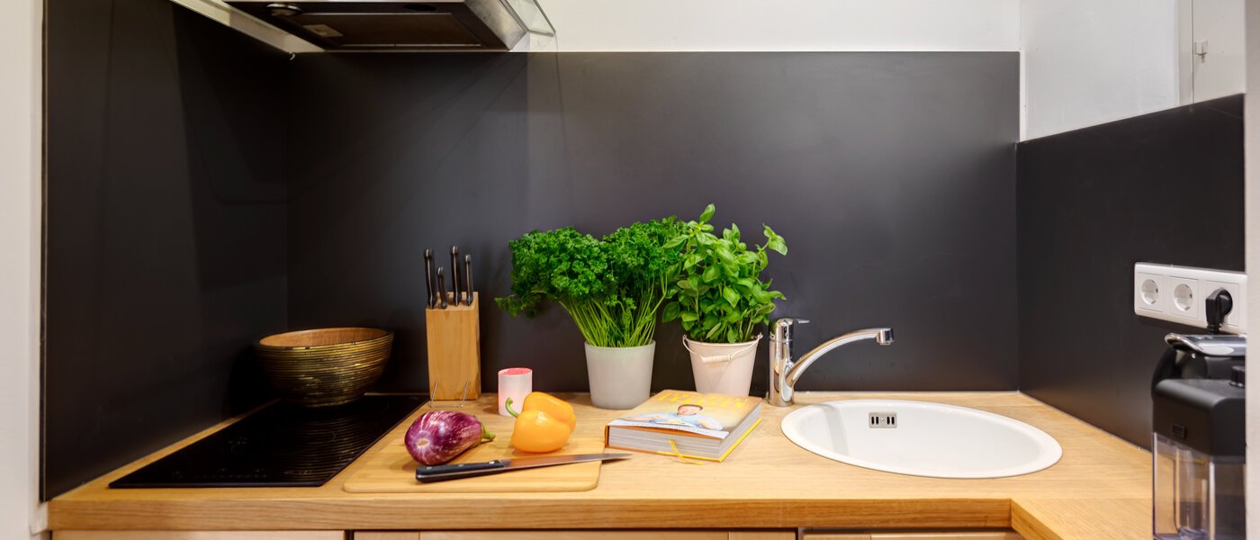 Tetőtéri lakás München Obergiesing 02 Konyha 12328