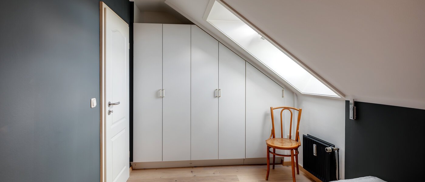 Tetőtéri lakás München Obergiesing 02 Hálószoba 12328