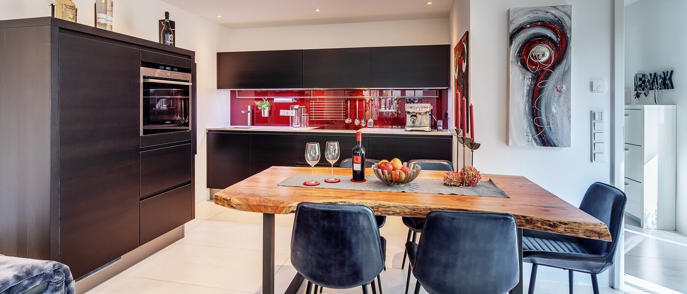 Tuin appartement München Schwabing (rechts der Leopoldstraße) 01 Keuken 12380