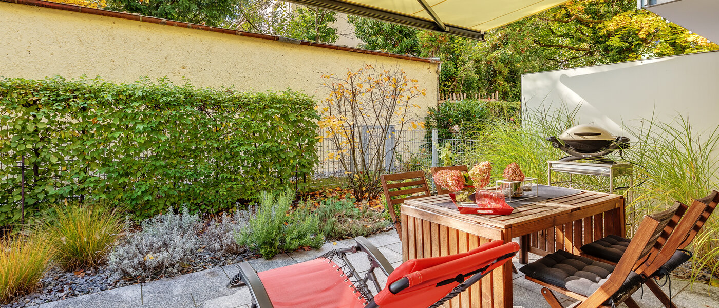 Tuin appartement München Schwabing (rechts der Leopoldstraße) 01 Bekijk 12380